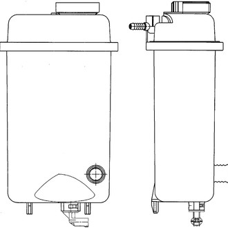 Behr® - Engine Coolant Expansion Tank