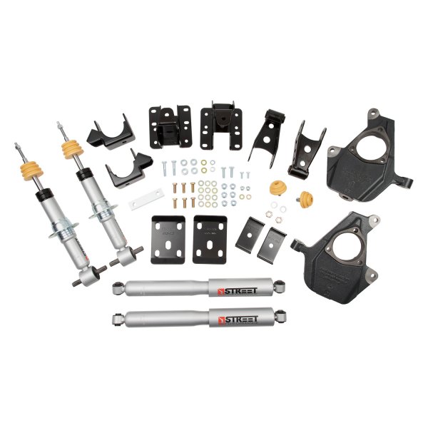 Belltech® 1017SP 2" x 4" Front and Rear Lowering Kit