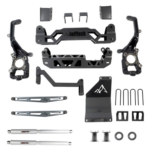 Belltech® 152510BK 6" Front and Rear Suspension Lift Kit