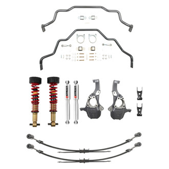 Belltech® - 0"-4" x 4" Performance Front and Rear Lowering Coilover Handling Kit