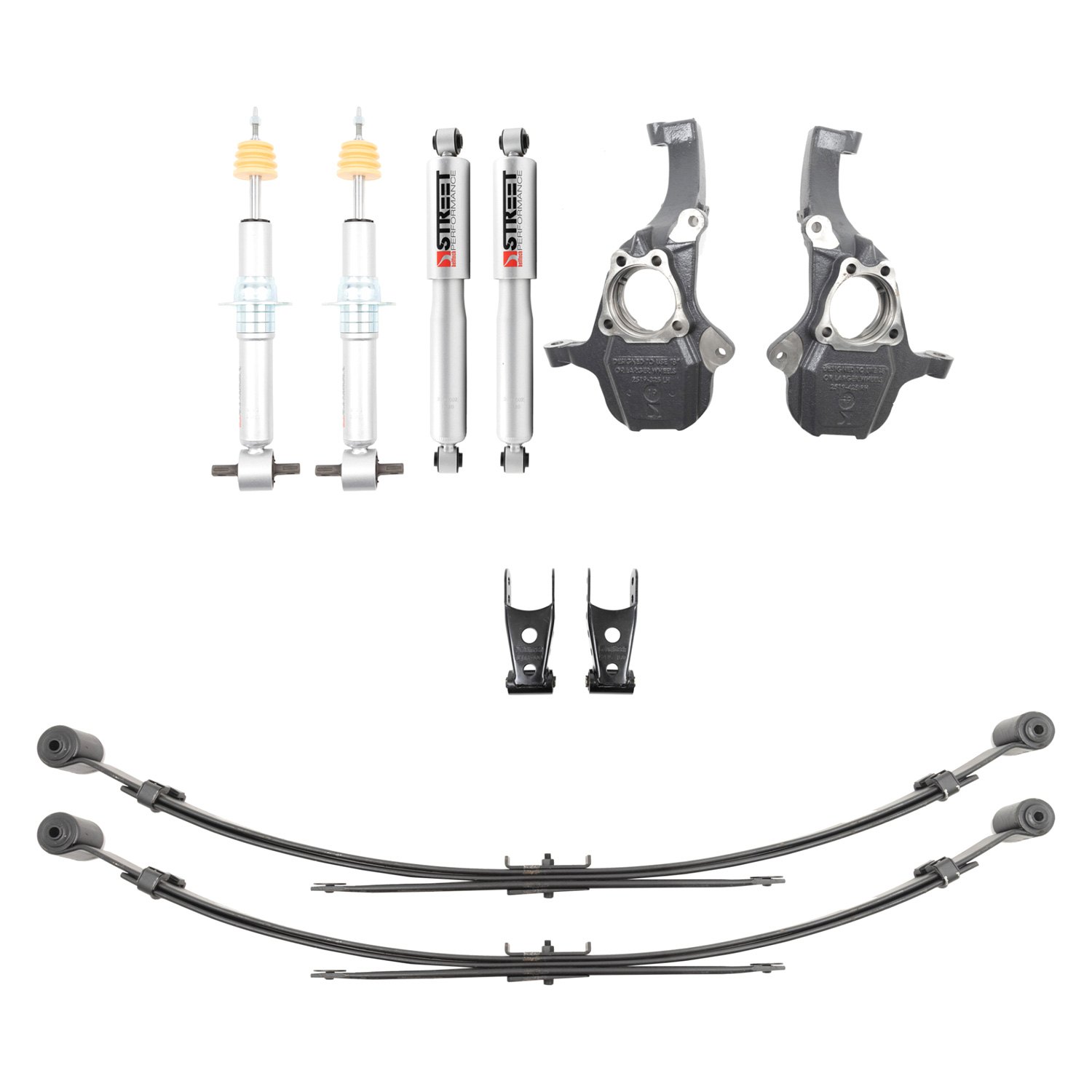 Chevrolet Silverado 1500 2019-2021 2-4" / 6" Belltech Lowering Kit