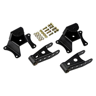 Belltech® 6800 - 4" Rear Shackle and Hanger Lowering Kit