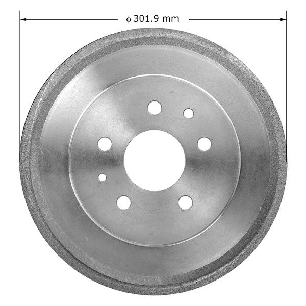Bendix Premium Drum And Rotor PDR0013 Front Drum
