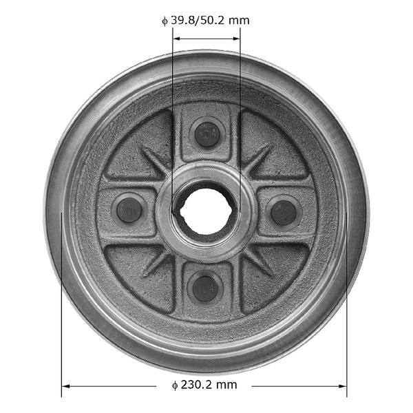 Bendix® - Global™ Premium Rear Brake Drum