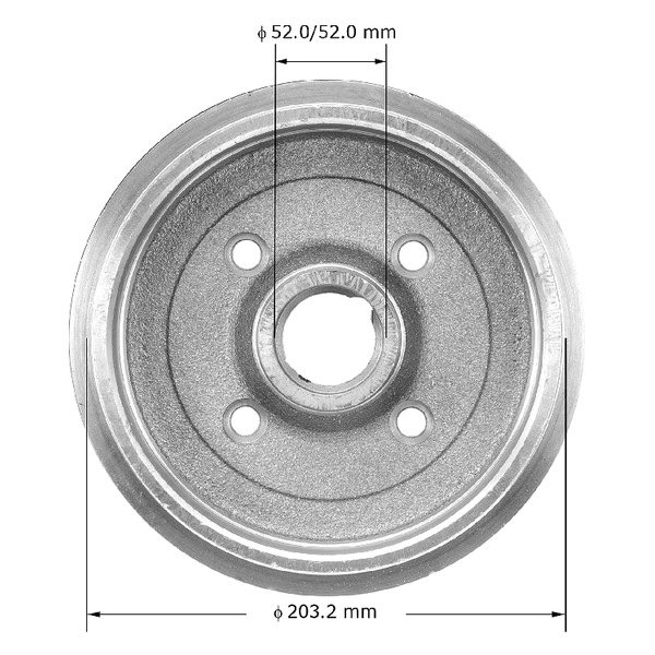 Bendix® - Global™ Premium Rear Brake Drum