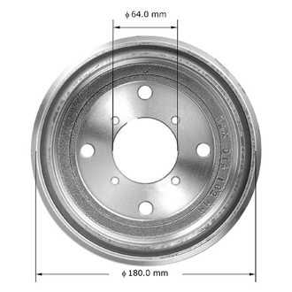 Bendix® PDR0677 - Global™ Premium Rear Brake Drum