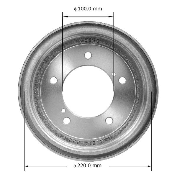 Bendix® - Global™ Premium Rear Brake Drum