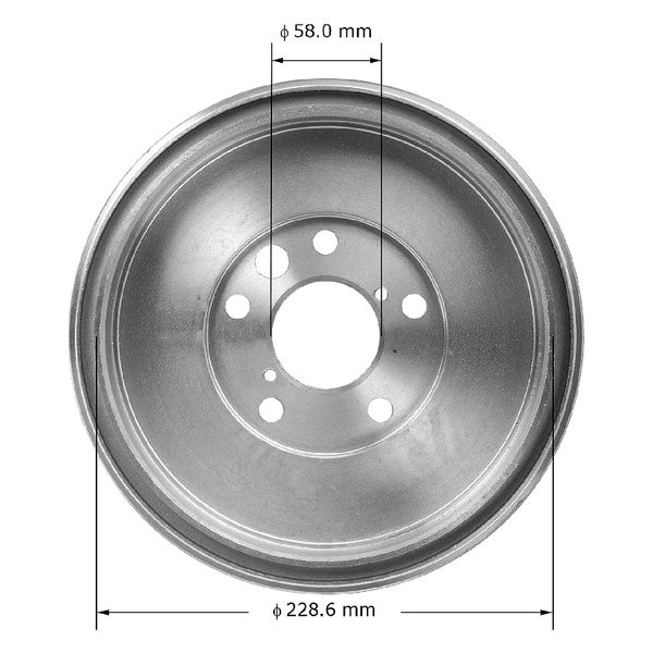 Bendix® - Global™ Premium Rear Brake Drum