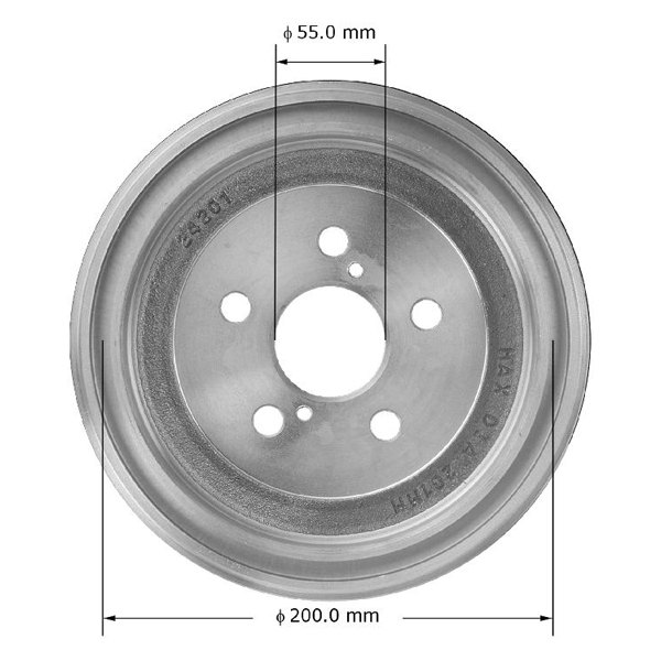 Bendix® - Global™ Premium Rear Brake Drum