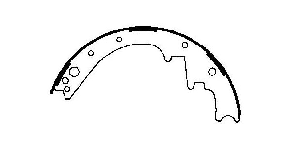 Bendix® - Premium Front Drum Brake Shoes