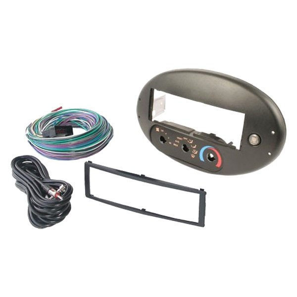 Best Kits® - Single DIN Black Stereo Dash Kit with ISO