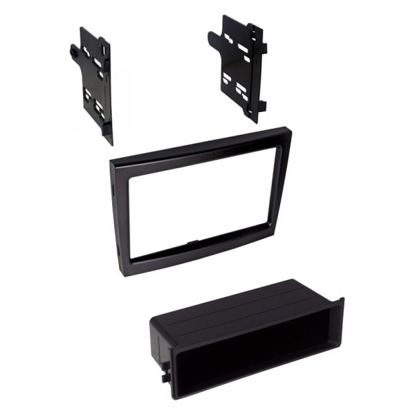 Best Kits® - Double DIN Black Stereo Dash Kit with Optional Storage Pocket