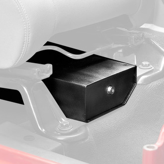 Bestop® - Underseat Black Passenger Side Lock Box
