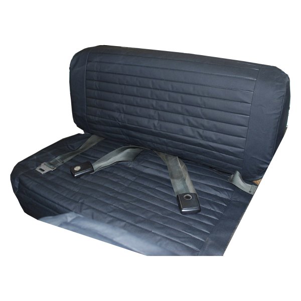  Bestop® - 2nd Row Black Denim Seat Covers