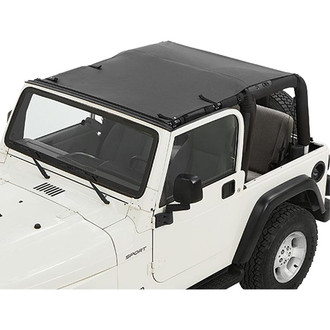 Bestop® - Sun Bikini™ Safari Style Black Diamond Soft Top