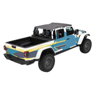 Bestop® - Header Bikini™ Safari Style Black Diamond Soft Top