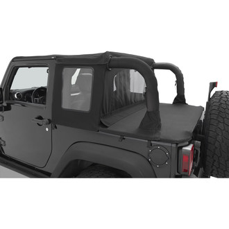 Bestop® - Halftop™ Black Twill Soft Top