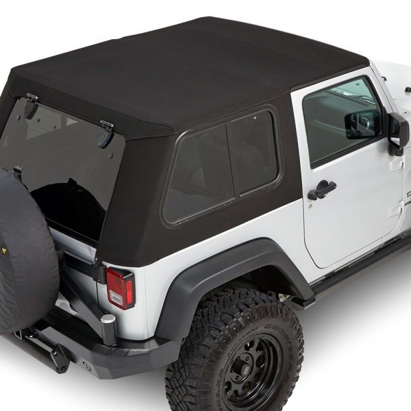 Bestop® - Jeep Wrangler 2008 Trektop™ Pro Hybrid Black Soft Top