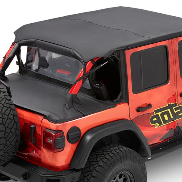 Bestop® - Jeep Wrangler 2020 Windjammer™ Black Diamond Rear Window