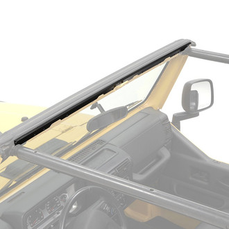 Bestop® - Black Windshield Channel Kit