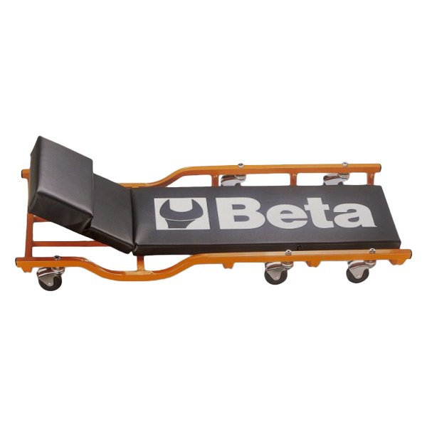 Beta Tools® - 3000M/LT Series Black Fully Padded Mechanic Creeper with Adjustable Headrest