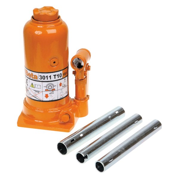 Beta Tools® - 3011T-Series 10 t 220 mm to 484 mm Hydraulic Bottle Jack