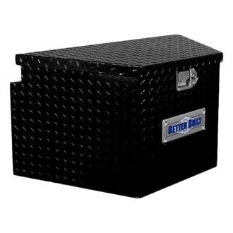 Trailer Tool Boxes - Tongue Mount, Diamond Plate, Aluminum