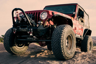 ALL-TERRAIN T/A KO2 Tire On Jeep