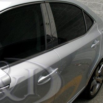 Details about   Chrome Pillar Posts for Lexus IS 14-15 6pc Set Door Trim Mirror Cover Window Kit