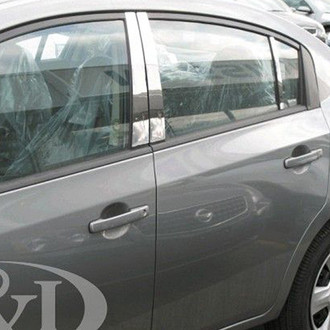 Chrome 4-Piece Window Sill Trim Overlay For 2000-2006 Nissan Sentra – Stainless Steel – Made In USA