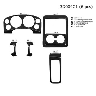 B&I® - 3D Molded Blackwood Upgrade Kit (6 Pcs)