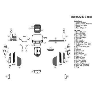 Chevy Colorado Molded Dash Kits — CARiD.com