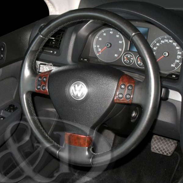  B&I® - 3D Brushed Aluminum Steering Wheel Spoke Insert