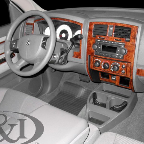 2005 2006 2007 2008 Dodge Caliber Charger Dakota Double Din Dash Kit Radio 