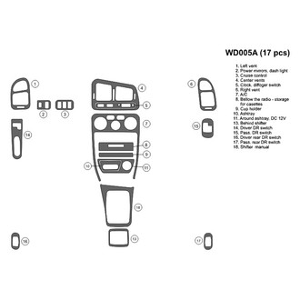 B&I® - 2D Blackwood Full Dash Kit (17 Pcs)