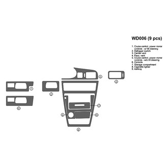 B&I® - 2D Blackwood Full Dash Kit (9 Pcs)