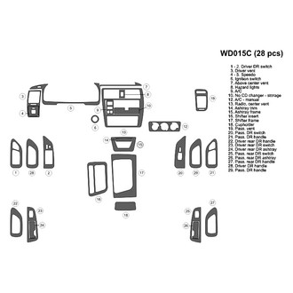 B&I® - 2D Blackwood Full Dash Kit (28 Pcs)