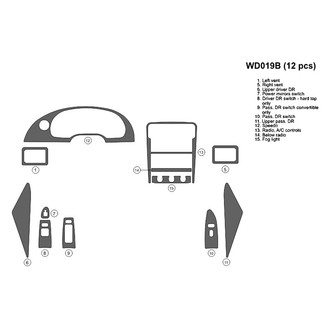 B&I® - 2D Blackwood Full Dash Kit (12 Pcs)