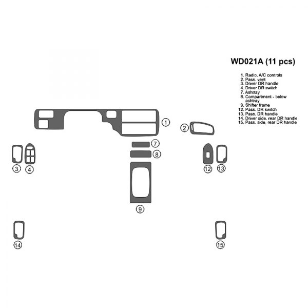 B&I® - 2D Full Dash Kit