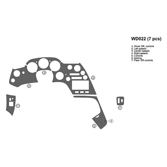 B&I® - 2D Blackwood Full Dash Kit (7 Pcs)