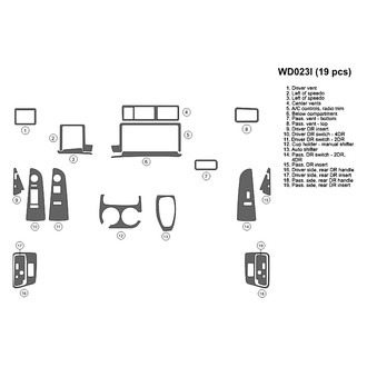 B&I® - 2D Blackwood Full Dash Kit (19 Pcs)