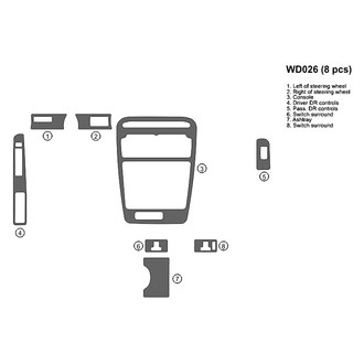 B&I® - 2D Blackwood Full Dash Kit (8 Pcs)