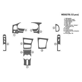 B&I® - 2D Blackwood Large Dash Kit (12 Pcs)