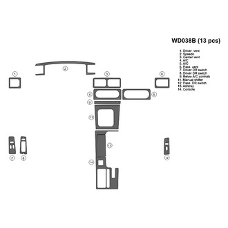 B&I® - 2D Blackwood Large Dash Kit (13 Pcs)
