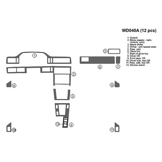 B&I® - 2D Blackwood Large Dash Kit (12 Pcs)