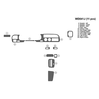 B&I® - 2D Blackwood Small Dash Kit (11 Pcs)