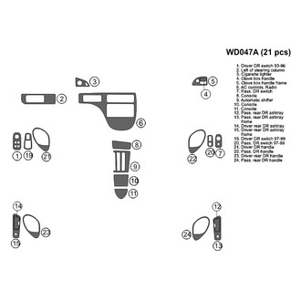 B&I® - 2D Blackwood Full Dash Kit (21 Pcs)