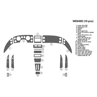 B&I® - 2D Blackwood Full Dash Kit (19 Pcs)
