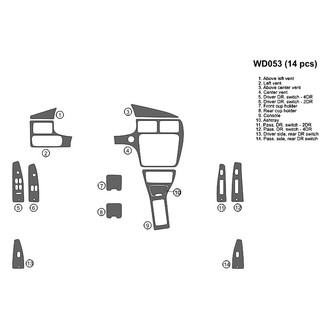 B&I® - 2D Blackwood Full Dash Kit (14 Pcs)