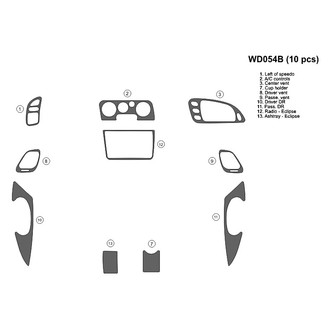 B&I® - 2D Blackwood Full Dash Kit (10 Pcs)